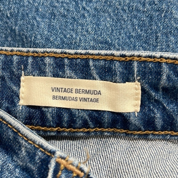 UNIVERSAL THREAD Vintage Bermuda Stretch Raw Hem Denim Jean Shorts Size 20 NEW - Picture 8 of 15